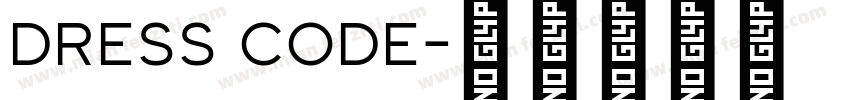 dress code字体转换